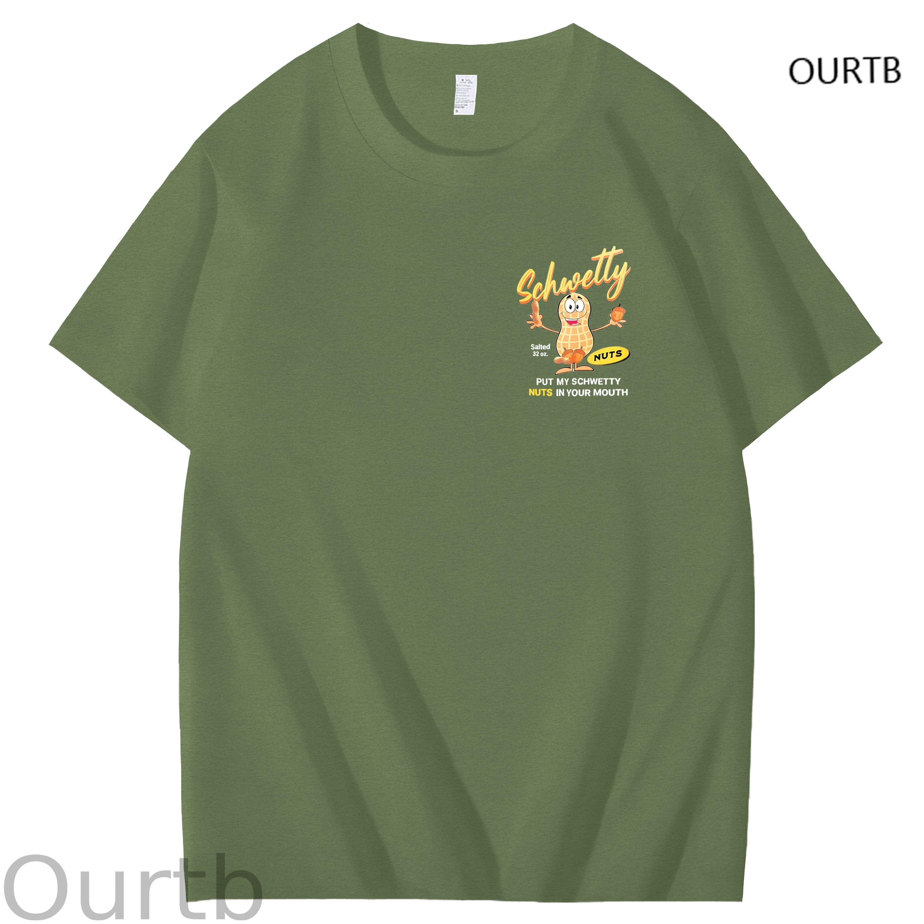 Schwetty Put My Schwetty Nuts In Your Mouth Art Pattern Print T-Shirt
