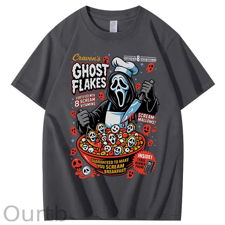 Halloween Horror Cereal 100% Cotton T-Shirt