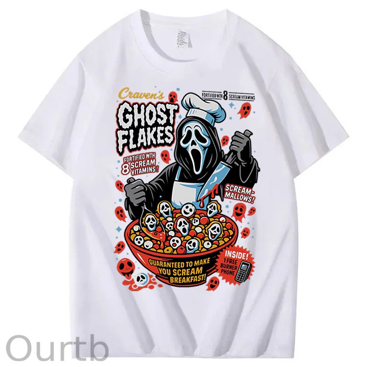 Halloween Horror Cereal 100% Cotton T-Shirt
