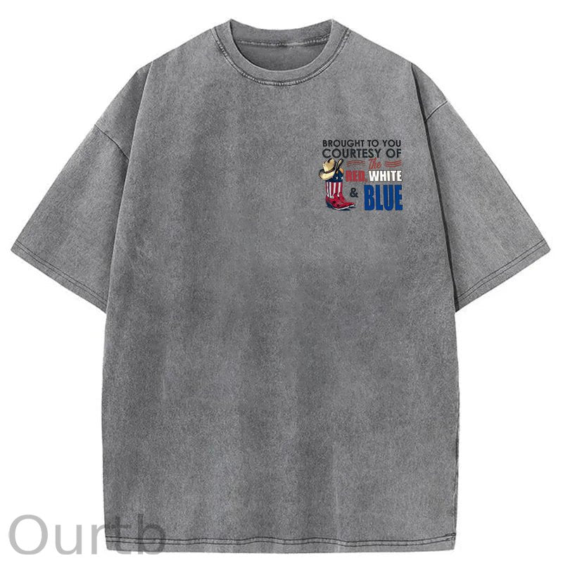 We'll Put A Boot In Your Ass Washed T-Shirt