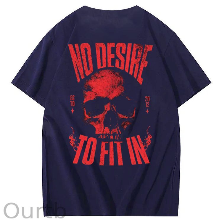 No Desire To Fit In 100% Cotton T-Shirt
