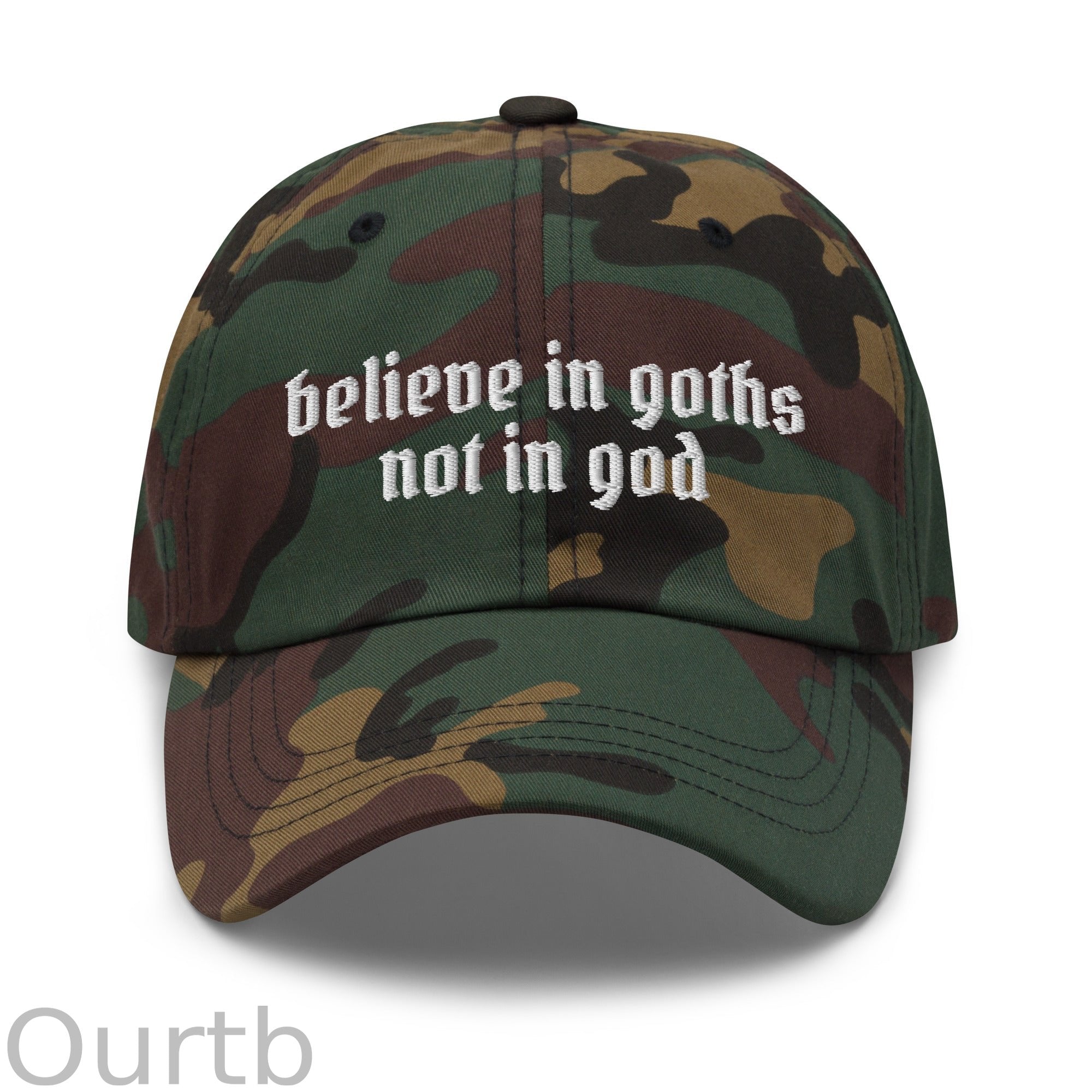 Believe in Goths Not in God hat
