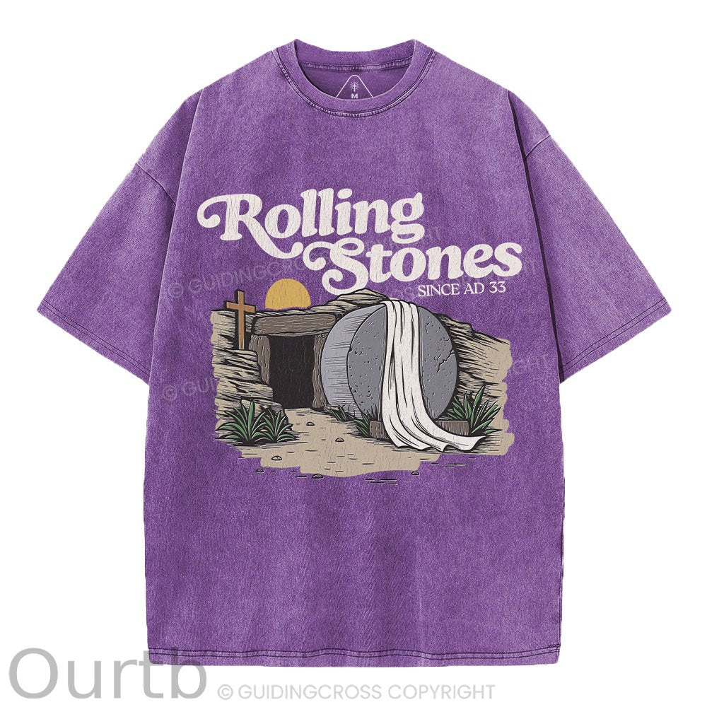 Rolling Stone Christian Washed T-Shirt
