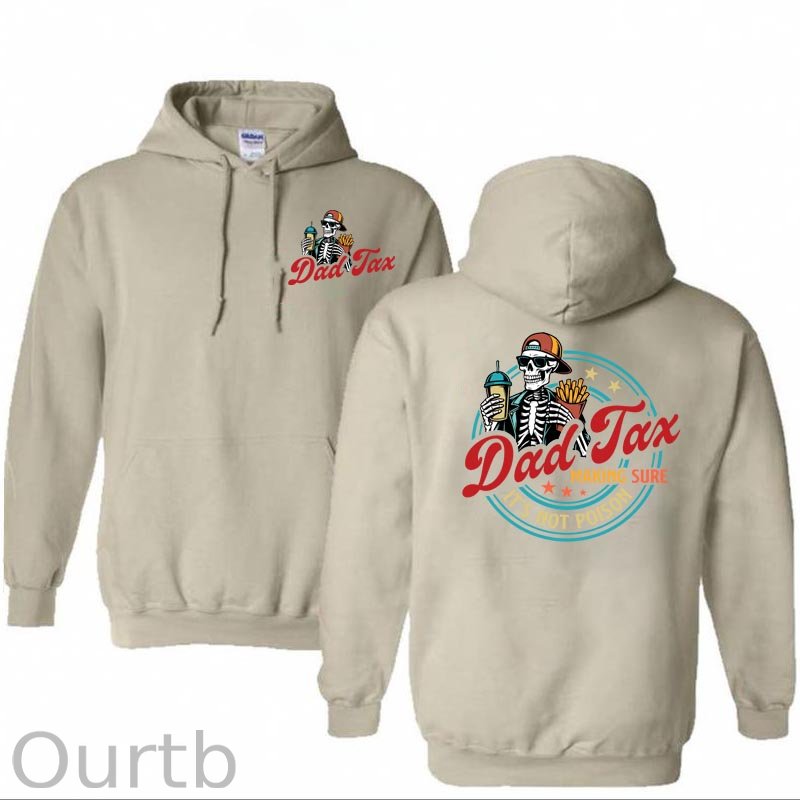 Dad Tax Pattern Classic Hoodie