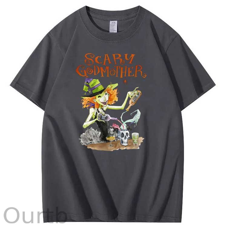 Halloween Godmother Pattern  Print 100%Cotton T-Shirt