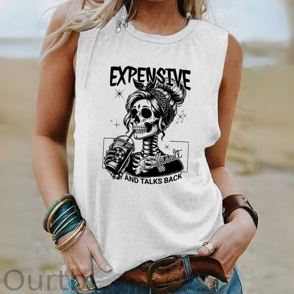 Expensive Gen X Women's Sleeveless T-Shirt, Tank Top