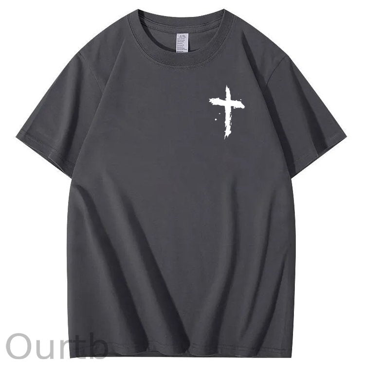 Psalms 91 Pattern 100&Cotton Print T-Shirt