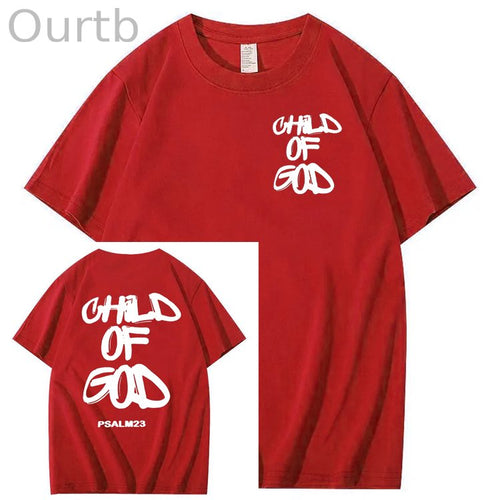 Child Of God Print Crew Neck T-Shirt