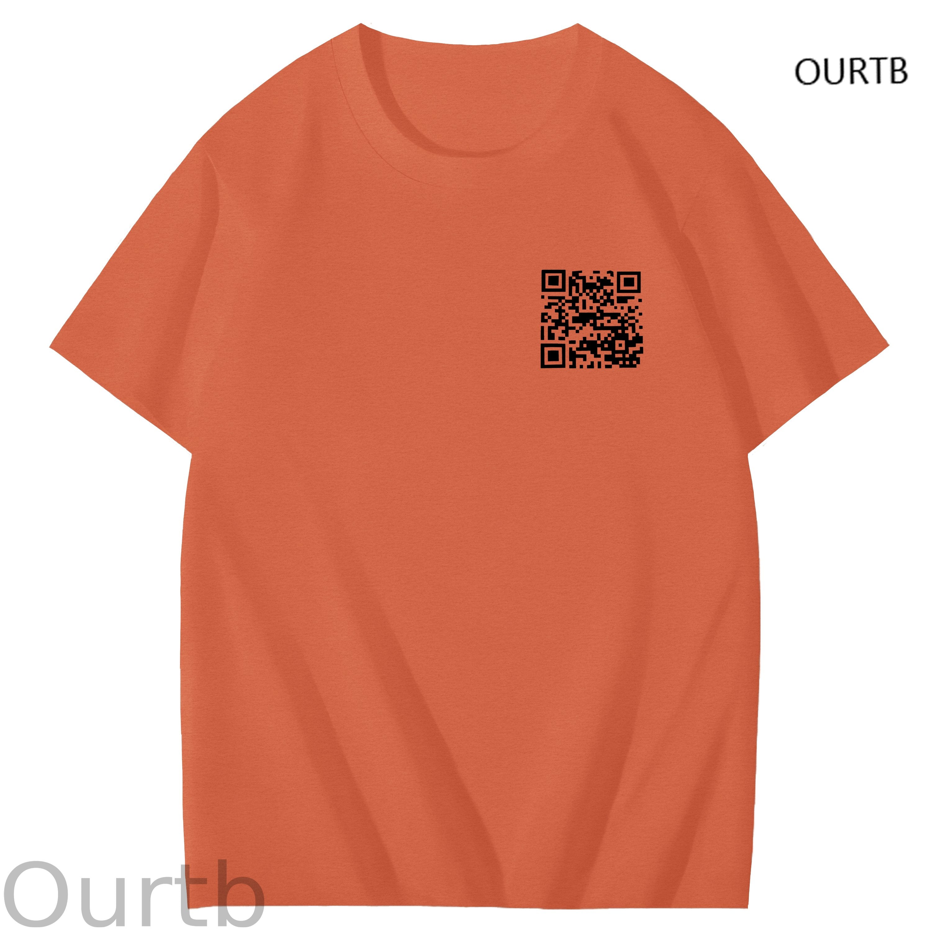 QR Code Funny Adoult Art Pattern Print T-Shirt