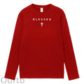 Cross Blessed 100% Cotton Long Sleeve T-Shirt