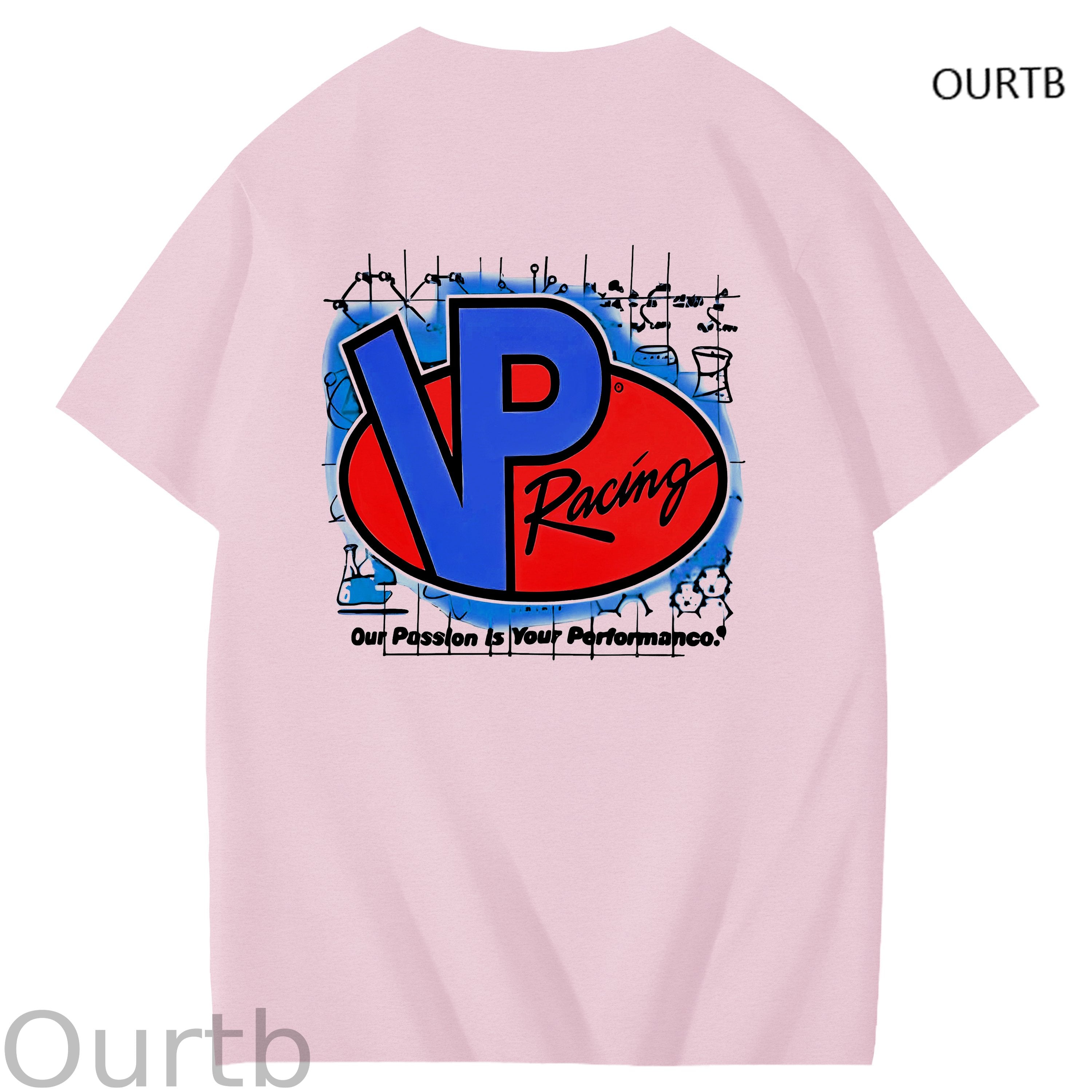 Racing Our Pass Is Your Performance Art Pattern Print T-Shirt