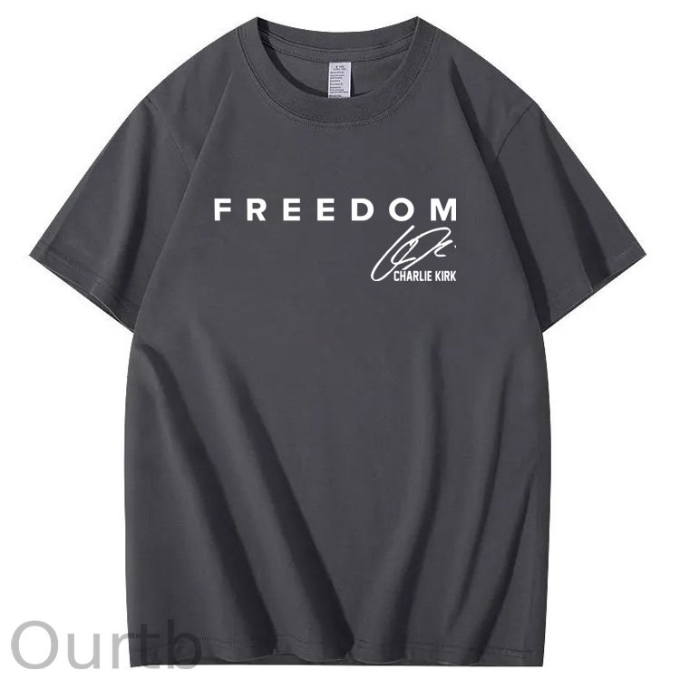 Freedom Pattern100% Cotton T-Shirt