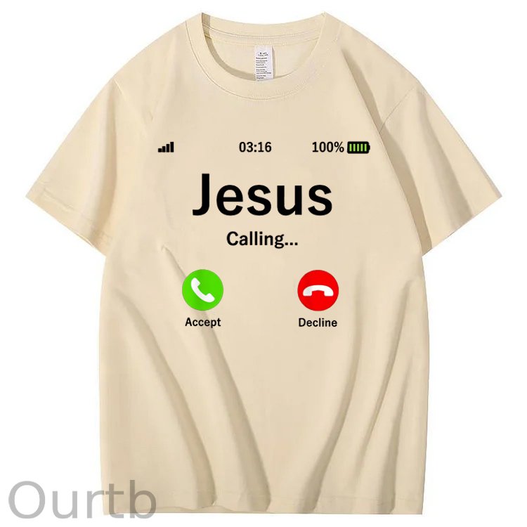 Jesus Calling Pattern100% Cotton T-Shirt
