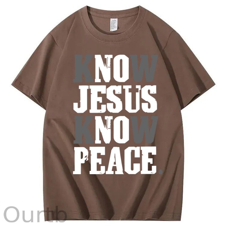 Know Jesus Know Peace 100% Cotton T-Shirt