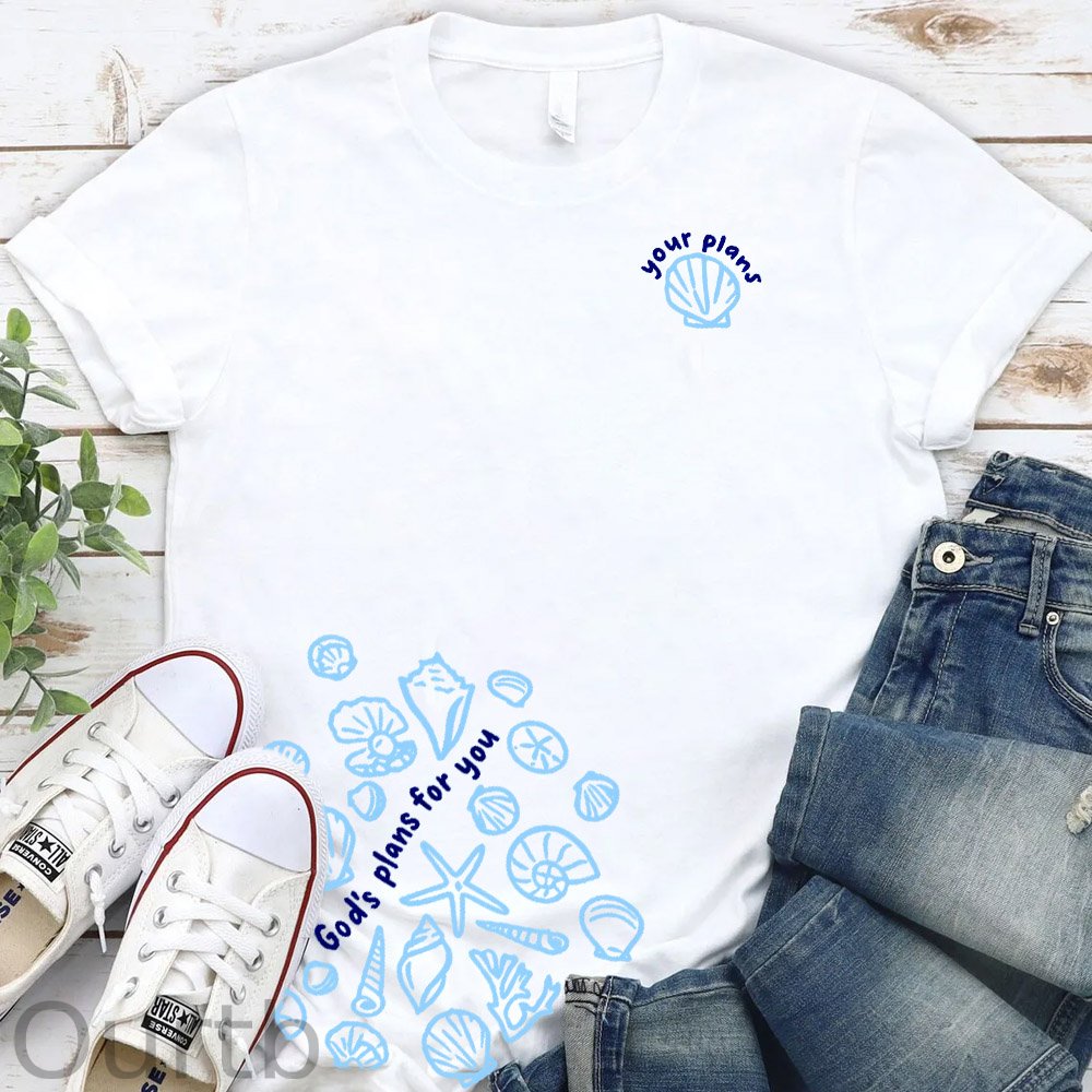 God's Plans Fot Your Pattern Round-Neck T-Shirt
