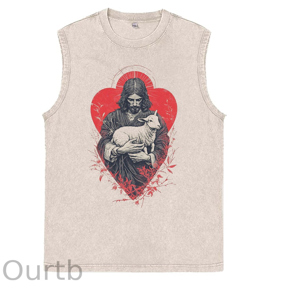 Funny Easter Jesus Christ Cotton Sleeveless Tank Tops