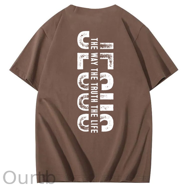 Faith Jesus The Way The Truth The Life 100% Cotton T-Shirt