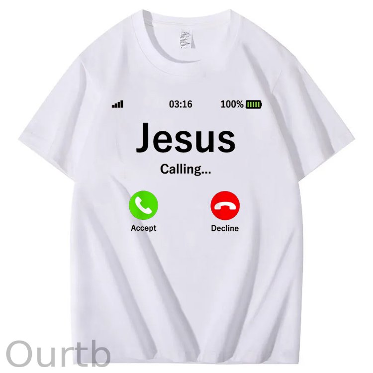 Jesus Calling Pattern100% Cotton T-Shirt