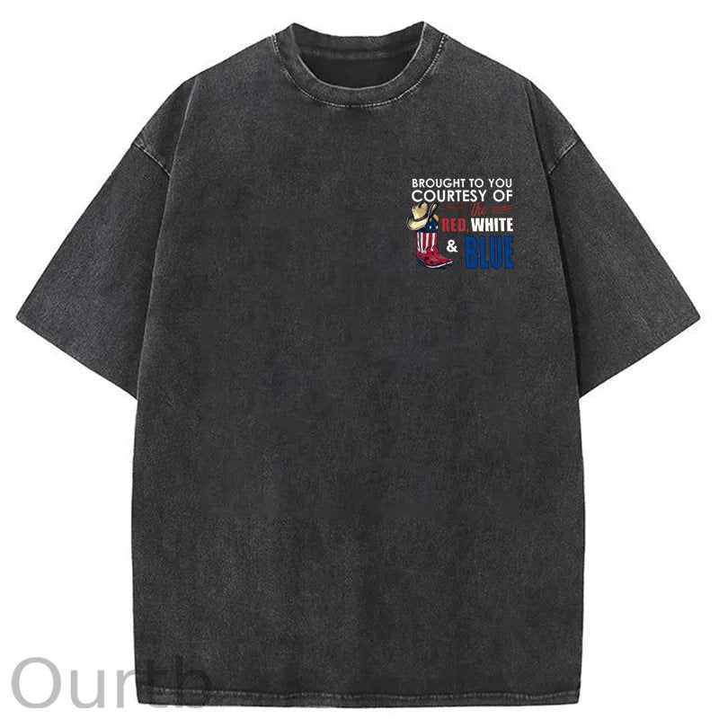 We'll Put A Boot In Your Ass Washed T-Shirt
