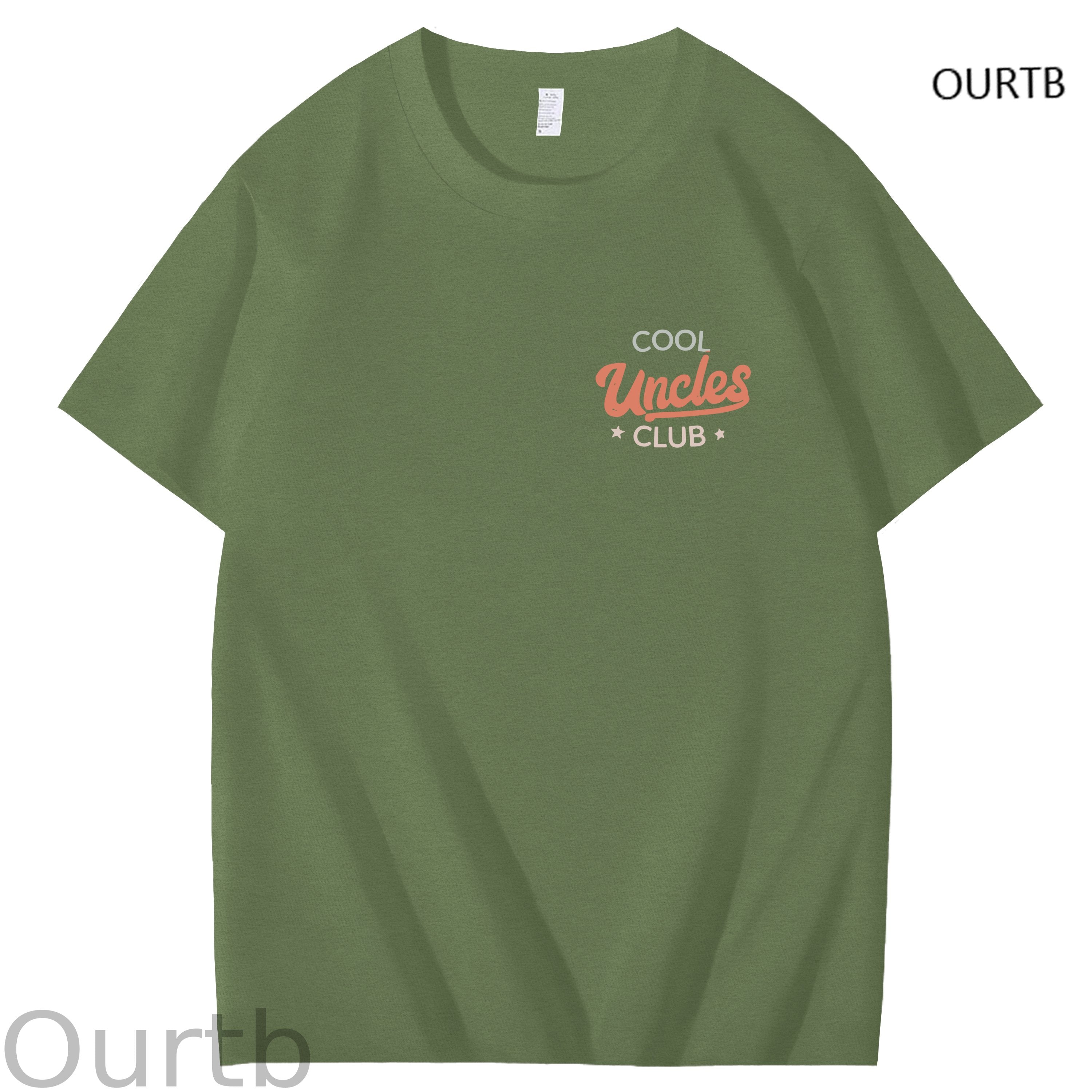 Uncle The Man The Myth The Bad Influence Cool Uncle Club Art Pattern Print T-Shirt
